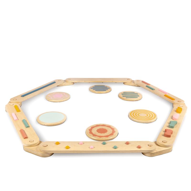 LOL-FUN Montessori Children's Wooden Balance Beam