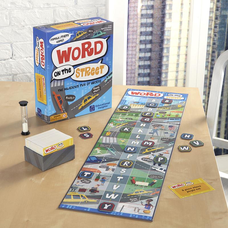 Educational Insights Word on the Street, Word Game for Family Game Night, Ages 10+