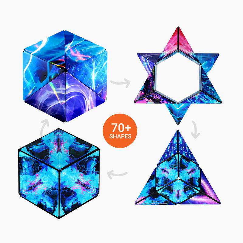 Holographic 2.0 Series - Shashibo Magnetic Puzzle Cubes (4 Styles)