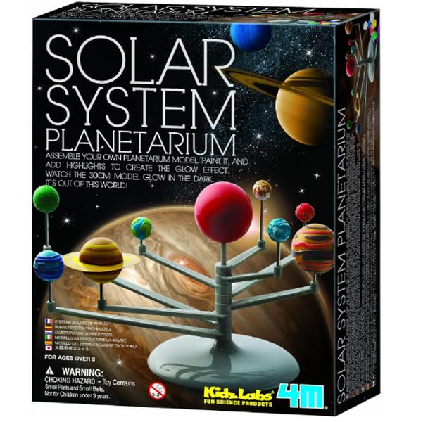 4M Solar System Planetarium - DIY Glow In The Dark Astronomy Planet Model Stem Toys Gift for Kids & Teens, Girls & Boys, Model:3427