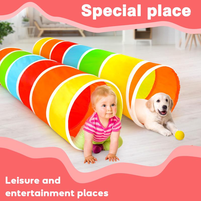 Kids Play Tunnel Tent for Girls and Boys 4-12 Years Colorful Toys for Kids Indoor Outdoor Games pit tunnel