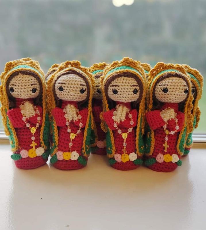 Virgencita of Guadalupe Crochet Amigurumi Doll