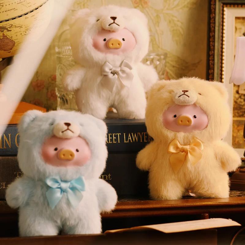 Lulu The Piggy Vintage Teddy Shop Vinyl Face Plush Pendant Blind Box