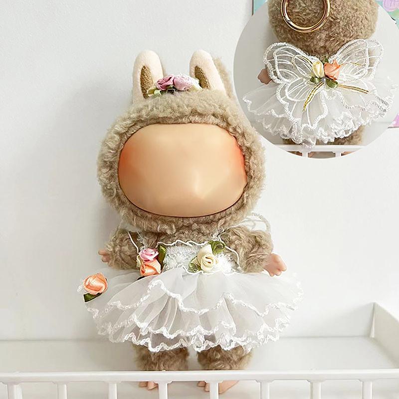 Cute Mini Plush Doll'S Clothes Outfit Only Clothing Accessories For 17cm Dolls Sweater Hoodie Clothing DIY Kids Gifts