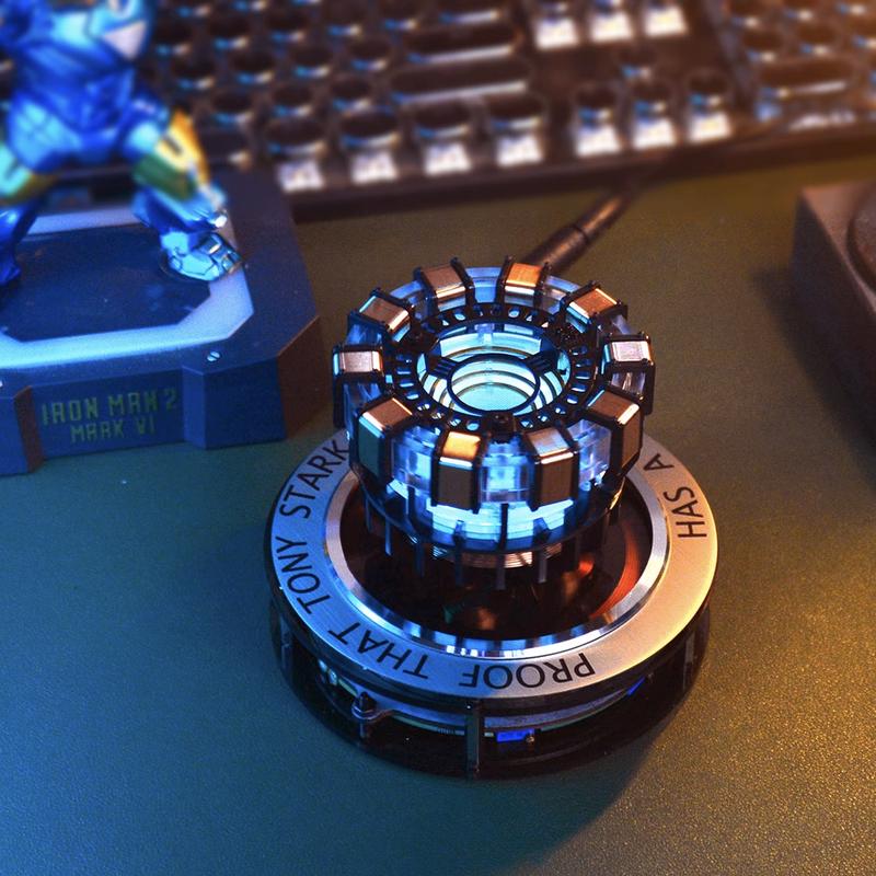 Arc Reactor MK1 Levitating 1:1 Scale DIY Floating and Spinning in Air LED for Unique Gifts,Room Decor,Office Desk Tech Toys