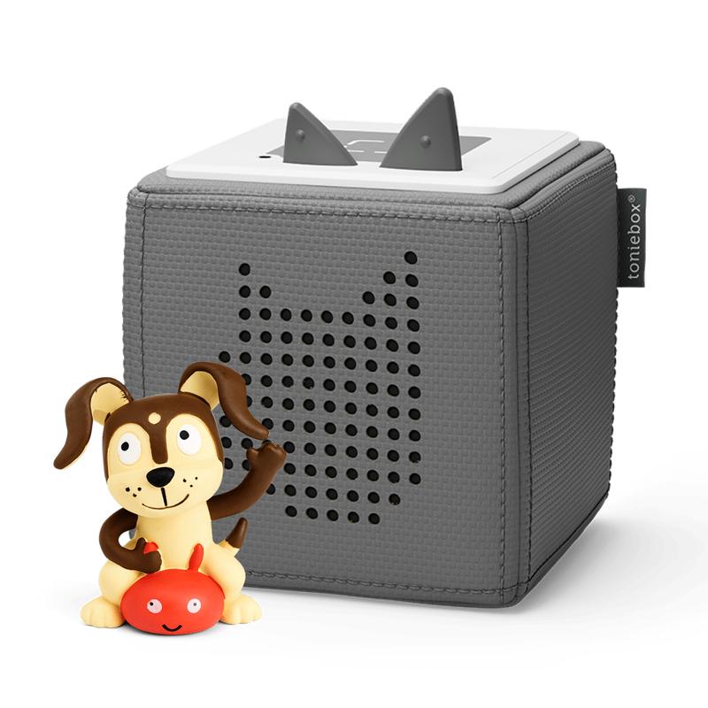 Tonies Gray Toniebox Starter Set with Playtime Puppy Tonie and Charging Station