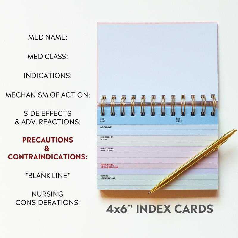 Pharmacology Flashcards for Nursing Students