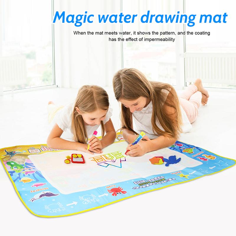 39″×27″ Water Doodle Mat Reusable Drawing Writing Doodle Board Toy Educational