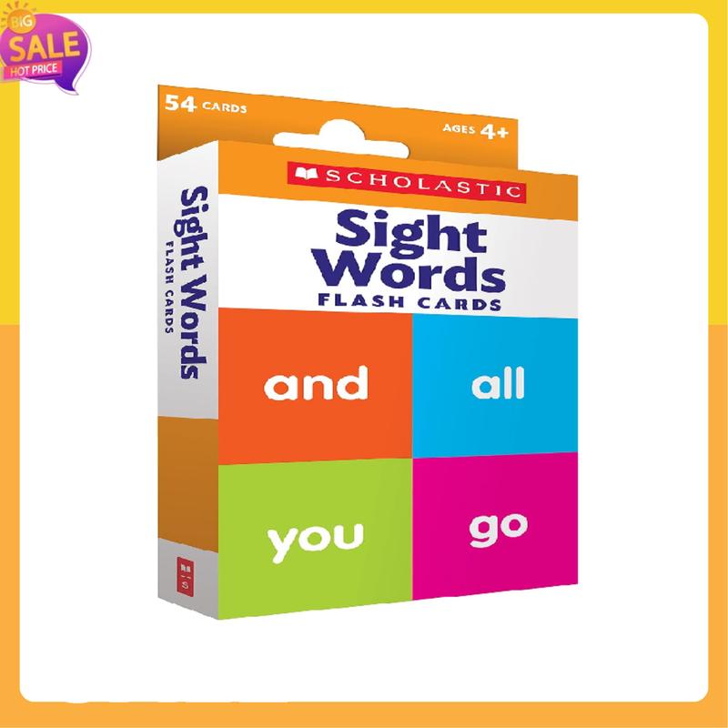 Flash Cards: Sight Words Cards for Early Education