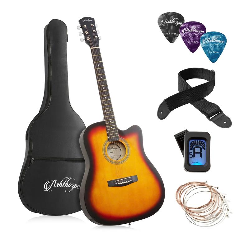 41-Inch Beginner Acoustic Guitar Starter Package