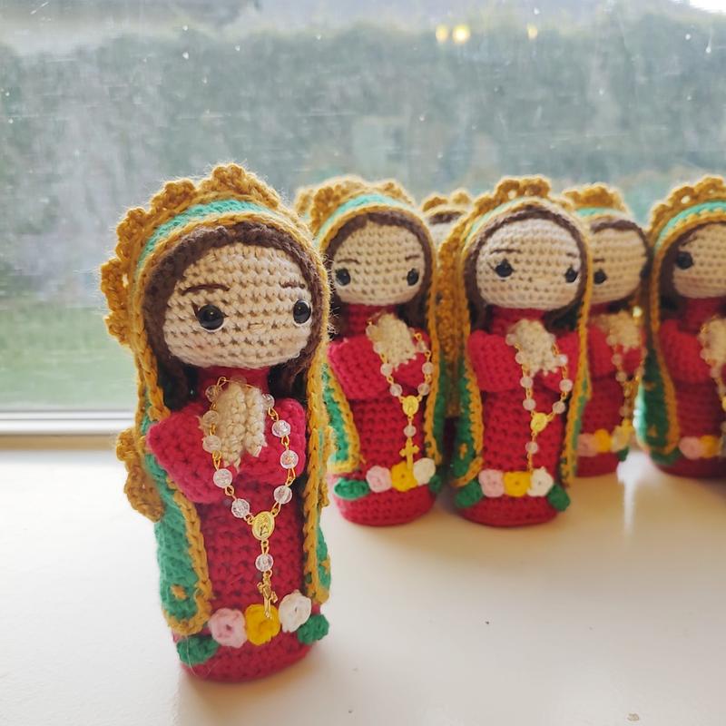 Virgencita of Guadalupe Crochet Amigurumi Doll