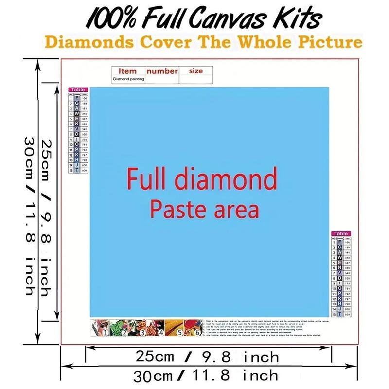 Grandma Pattern DIY Diamond Arts Colorful Painting Kit without Frame, DIY 5D Diamond Arts Colorful Painting Kit, Wall Art Decor for Home