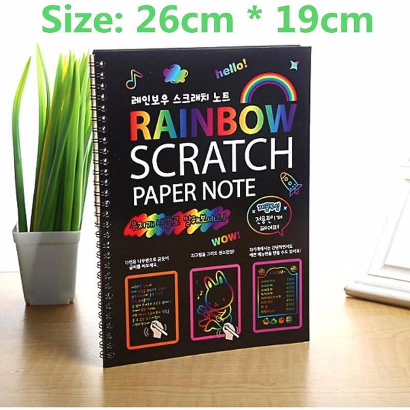 Children's Scratch art book Rainbow Best Gift Scratch Paper