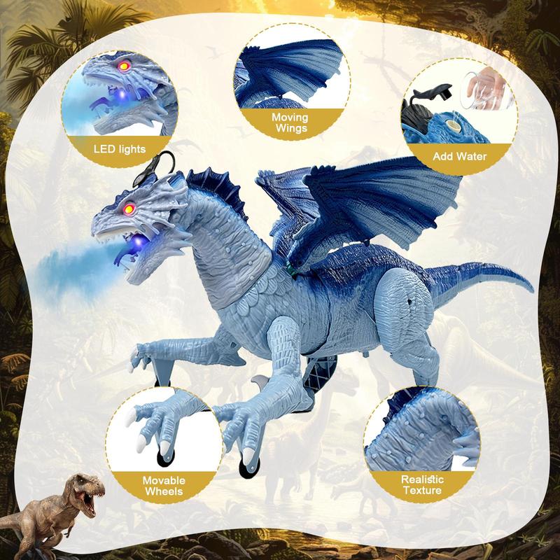 Remote Control Dragon Toy, Best Gift for Boys, Best Dream for Fan's Run-Fast Dino Girls Gift and Boy Gift Christmas Gift