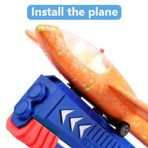 3 Pack Airplane Launcher Toy, 12.6