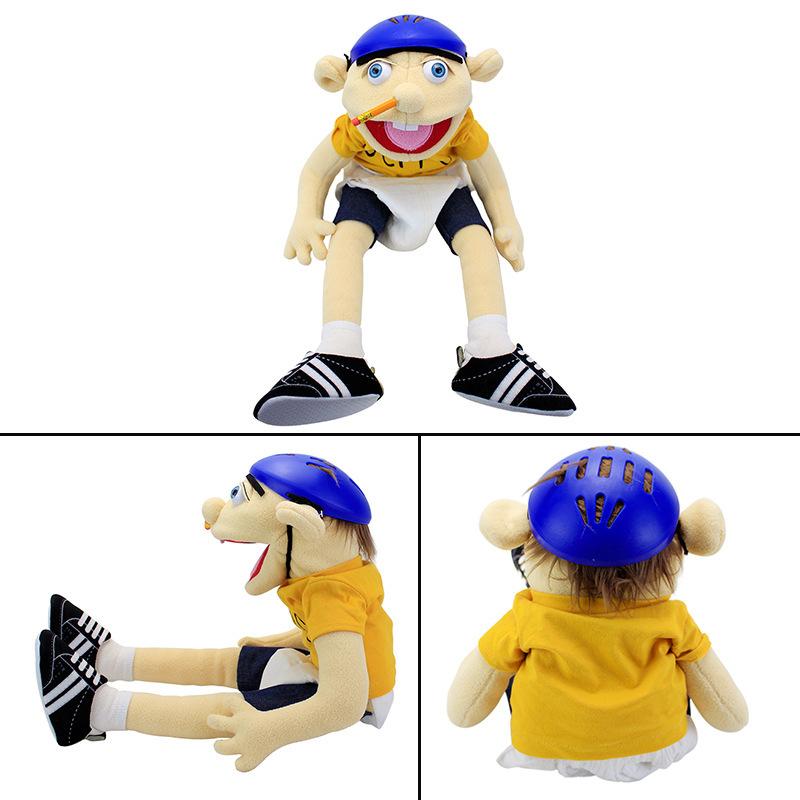 Cartoon funny mouth puppet toy Jeff 23.6inch for All Kinds of Festivals and Game Toys