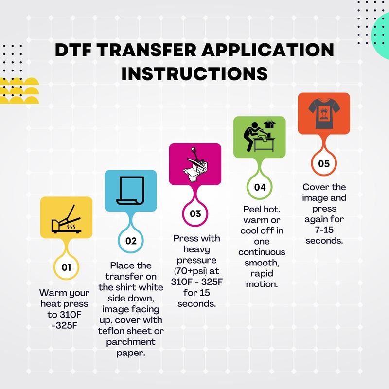 DTF Transfer Assortment Pack - 20 High Quality Full Color Transfers