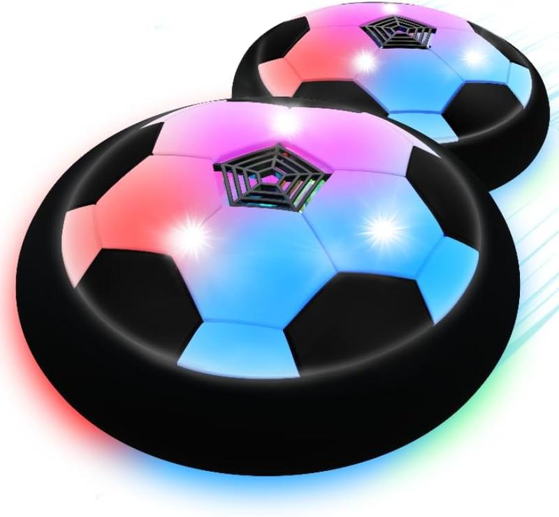 Office 1-Count Hover Soccer Ball Toys: Light-Up Indoor Game Gifts for Boys Ages 3-12 – Fun Soccer Toy Set for Kids 3-5, 6-8, and 8-12 Years Old