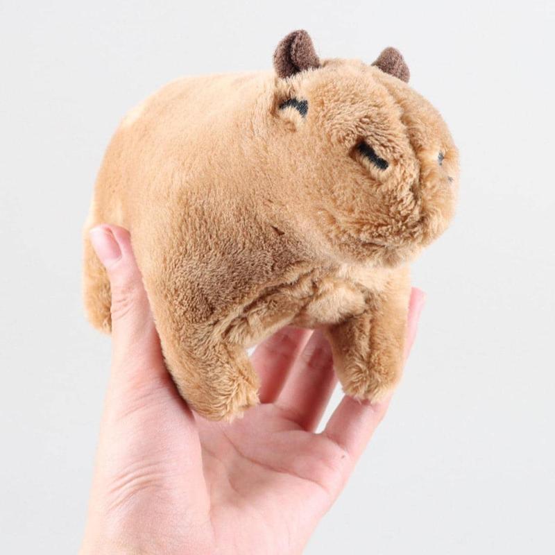 Capybara Design Plush Toy, 1 Count Cartoon Animal Design Stuffed Toys for Kids, Plush Decoration Craft for Home Gift, Home Decor