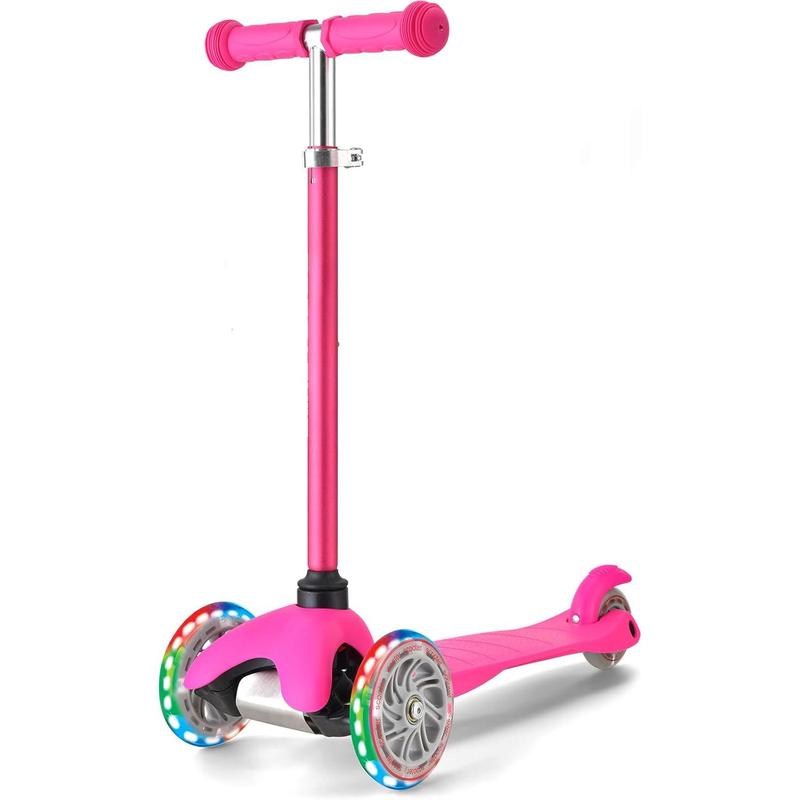 3 Wheel Scooters for Kids, Kick Scooter for Toddlers 3-6 Years Old, Boys and Girls Scooter with Light Up Wheels, Mini Scooter for Children