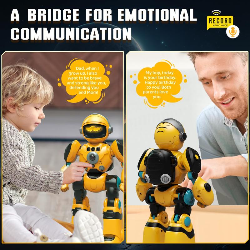 Robot Toys for Kids,Programmable Remote Control Smart Walking Dancing Robot Toy with Gesture & Sensing for Age 4 5 6 7 8 9 10 Year Old Boys for Birthday And Christmas Day Present