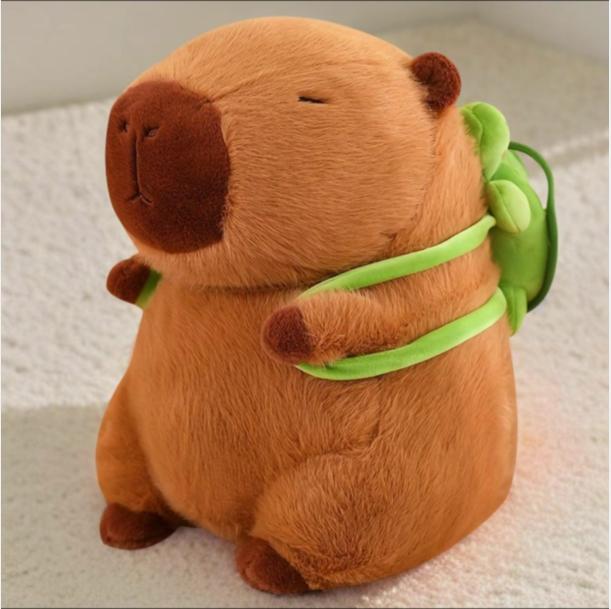 Strawberry Capybara Plush Toy, SummerGifts, Cute Capybara Anime Fluffy Toy,Creative Birthday and Holiday Gift OptionsRoom Decor, Thanksgiving, Chrismats GiftSet