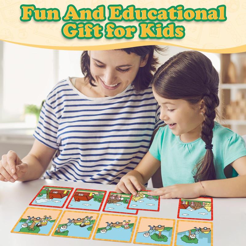 Sequencing Cards, Sequence Game, Improve Storytelling, Social Skills, Sentence Building, Learning Activities toys