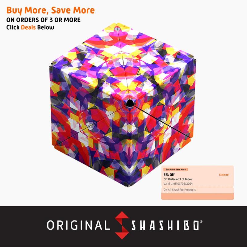 Laurence Gartel Series - Shashibo Magnetic Puzzle Cubes