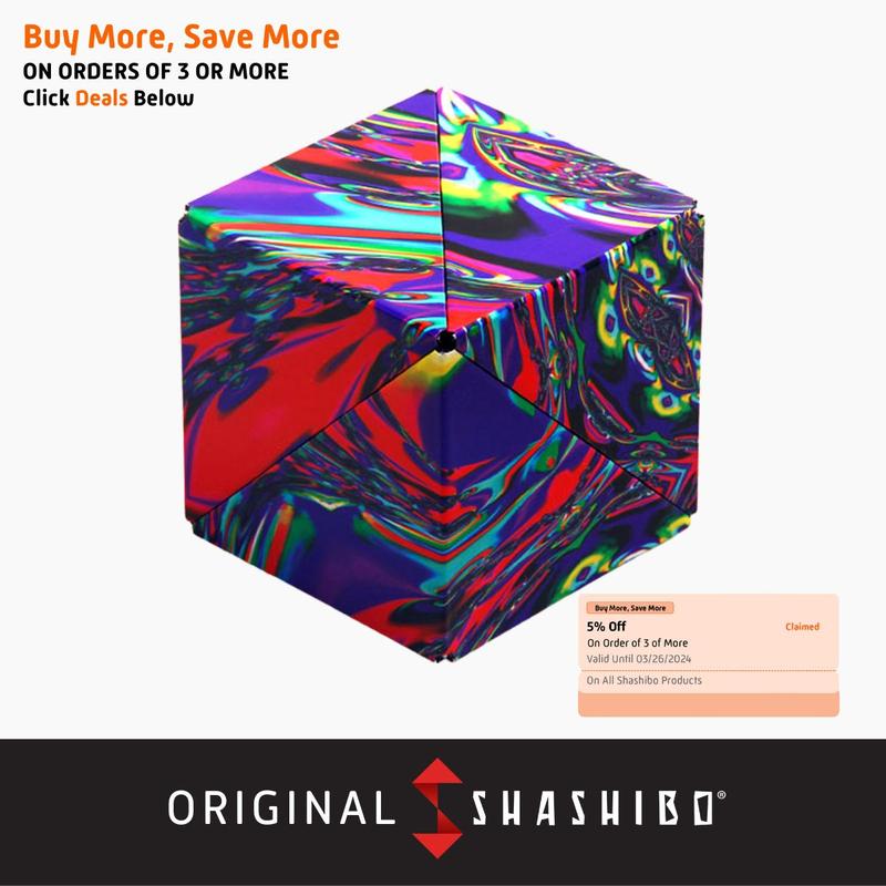 Laurence Gartel Series - Shashibo Magnetic Puzzle Cubes