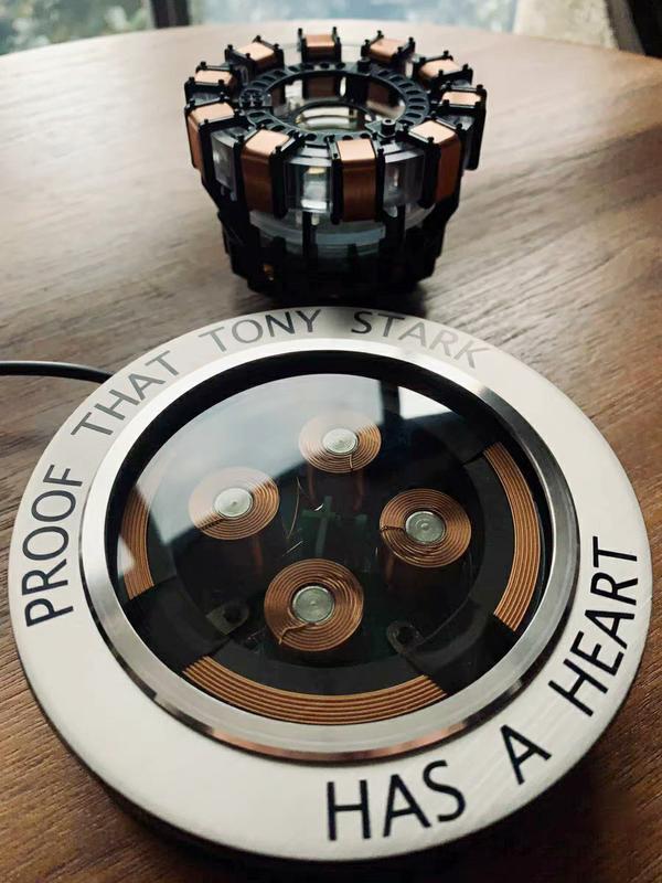 Arc Reactor MK1 Levitating 1:1 Scale DIY Floating and Spinning in Air LED for Unique Gifts,Room Decor,Office Desk Tech Toys