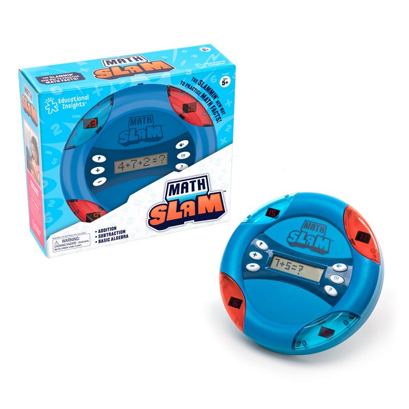 Educational Insights Math Slam Electronic Math Game, Handheld Electronic Math Toy, Ages 5+