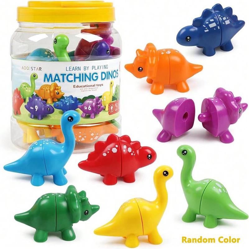 Dinosaur Design Alphabet Matching Game, Matching Letters Game Toy with Uppercase & Lowercase, Creative Learning Toy for Hand-eye Coordination, Christmas Gift