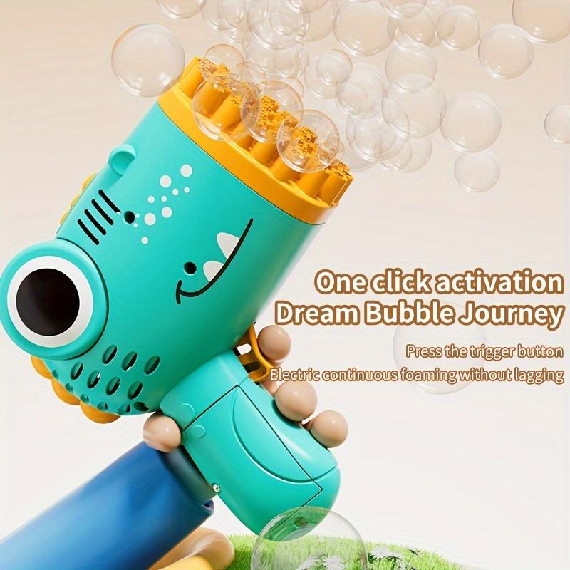 1pc Portable Electric Automatic Bubble Gun With LED Lights, Birthdays, Outdoor Gatherings, And As A Gift For Boys And Girls, Creating A Magical Atmosphere