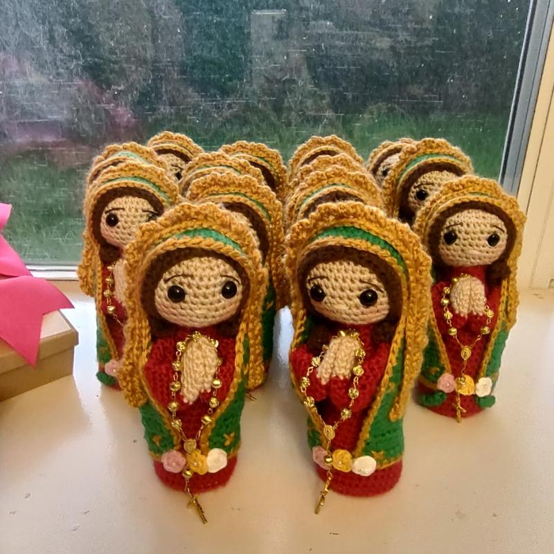 Virgencita of Guadalupe Crochet Amigurumi Doll