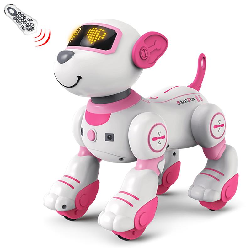 Robot Dog Toys for Girls Toys Interactive Robot Toy FollowMe Robot for Kids 5-7 Intelligent Remote Control Dog with Sing Dance AI Robotics for Kids Age 3 4 5 6 7 Chrismas Birthday Gifts