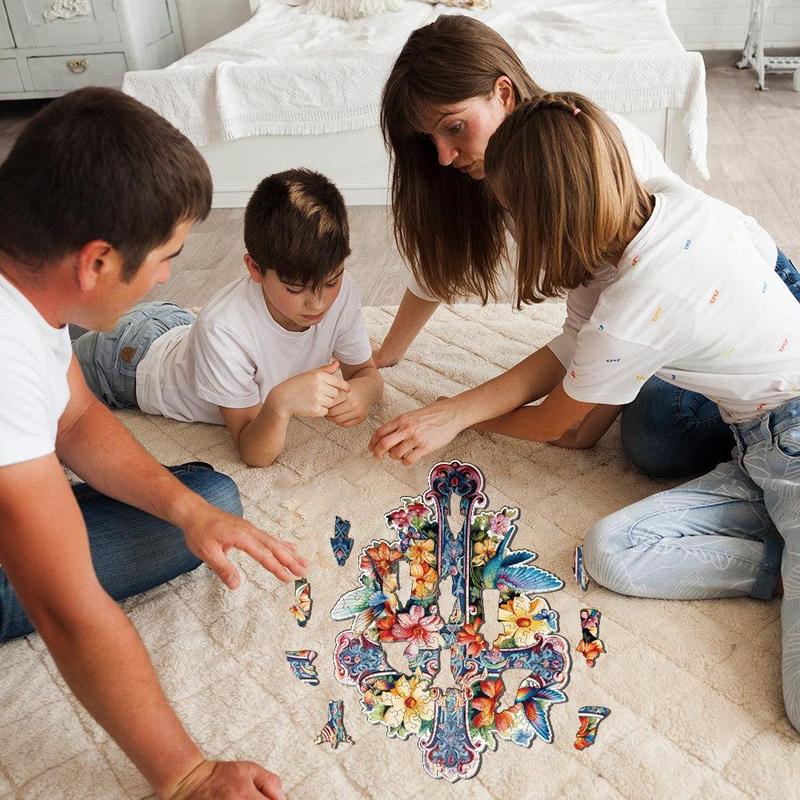 Blessing Cross-1 Wooden Jigsaw Puzzle - Educational Toy for Children and Adults