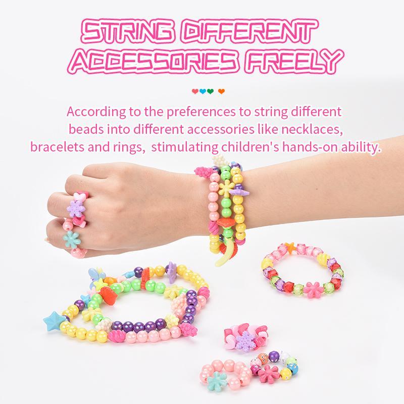 DIY Bracelet Making Kit, 1 Set Creative Hand Rope Toy, Jewelry Making Toy for Gift, Friendship Bracelet Making Accessories