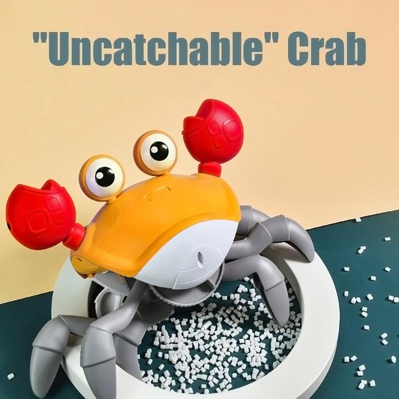 Pet crab toy, electric automatic sensing obstacle avoidance animal, can crawl away simulated crabs