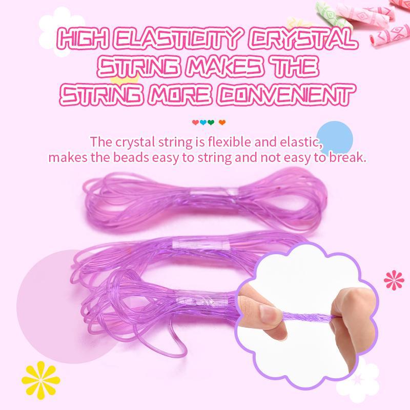 DIY Bracelet Making Kit, 1 Set Creative Hand Rope Toy, Jewelry Making Toy for Gift, Friendship Bracelet Making Accessories