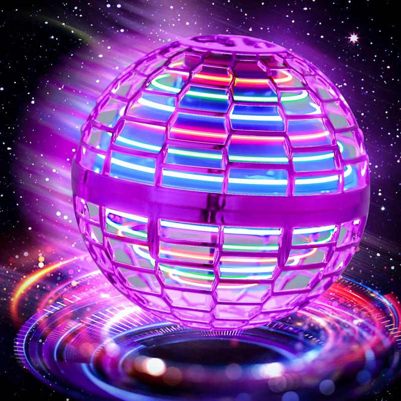 Flying Orb Ball Flying Toys: 360°Rotating Hand Controlled Galaxy Ball Cosmic Globe Hover Ball Toys Gifts for Boys Girls