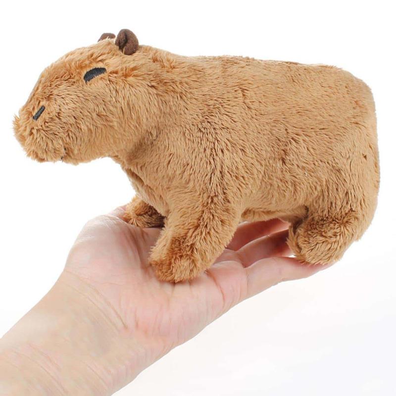 Capybara Design Plush Toy, 1 Count Cartoon Animal Design Stuffed Toys for Kids, Plush Decoration Craft for Home Gift, Home Decor