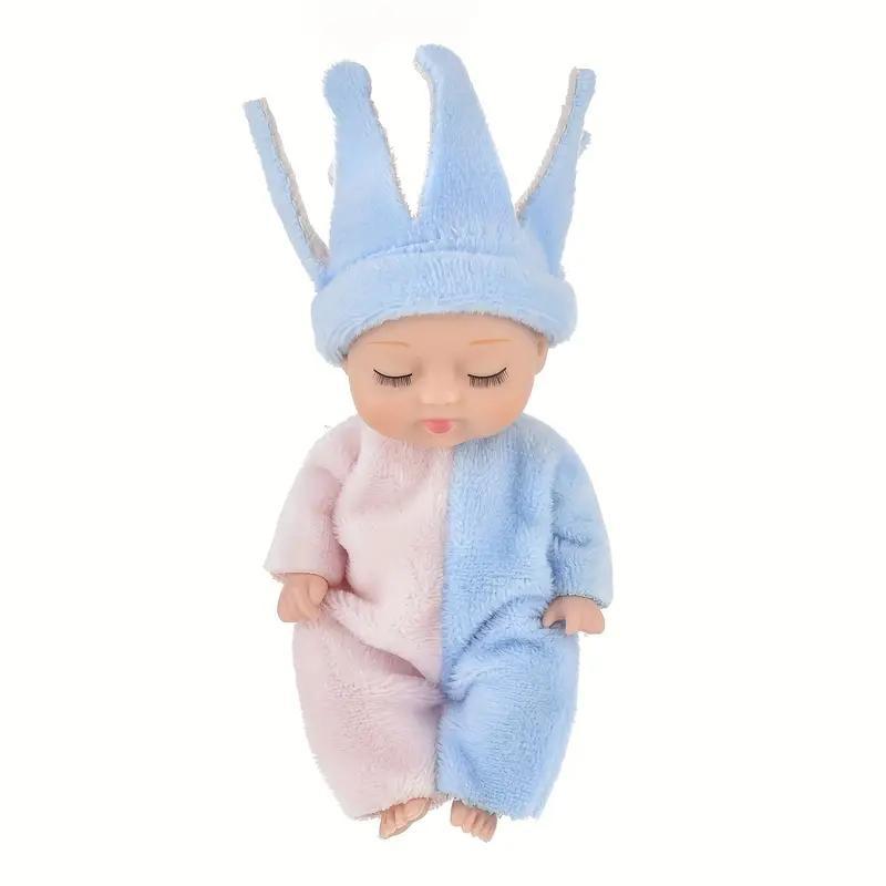 Cute Animal Series Simulation Reborn Baby Doll, 6 Counts Cute Animal Costume Dolls, Realistic Sleeping Doll, Birthday Gift for Kids, Christmas Gift