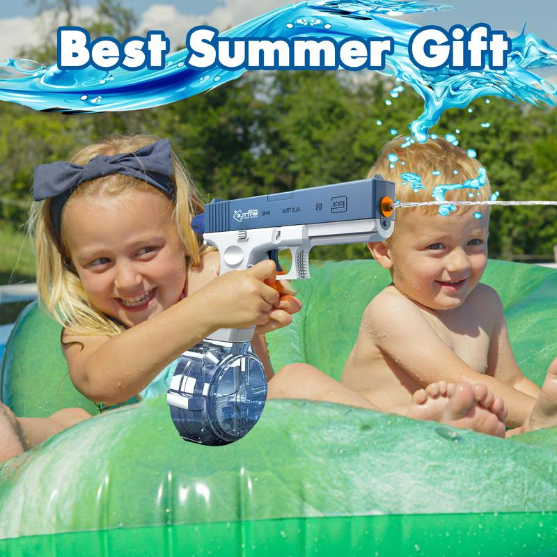 Water Blaster, Waterproof Water Shooter, Swimming Pool Toys for Adults and Kids, 32 FT Long Range, Rechargeable