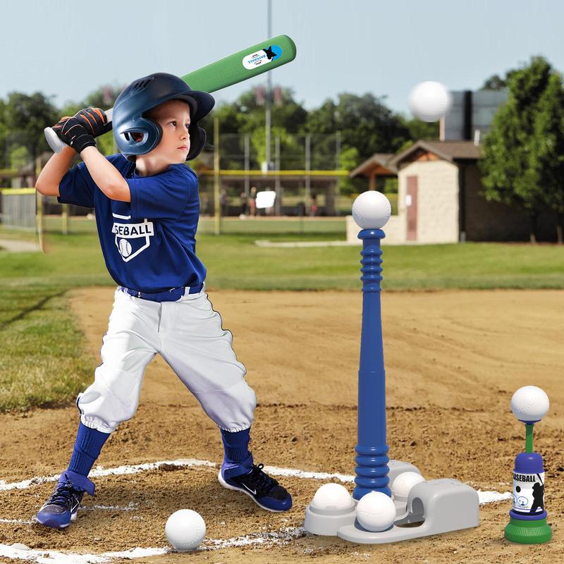 Baseball Toy Set, 1 Set Durable Baseball Bat & Ball & Tee Toy, Indoor Outdoor Backyard Sport Games Toy, Party Favors