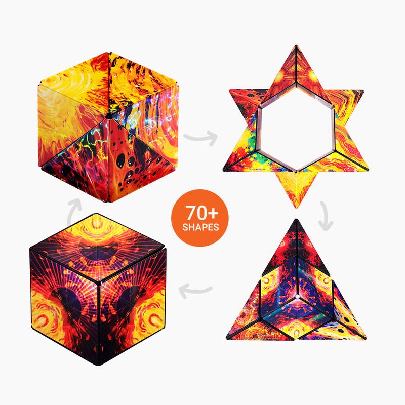 Holographic 2.0 Series - Shashibo Magnetic Puzzle Cubes (4 Styles)