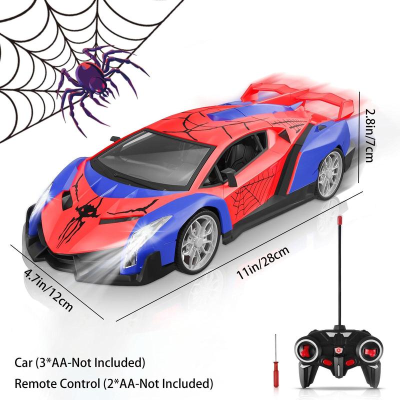 Spider Remote Control Car, 1 Box Fast RC Car Toy with Light & Controller, Hobby Race Car Toy, Birthday Gift Ideas, Christmas Gift