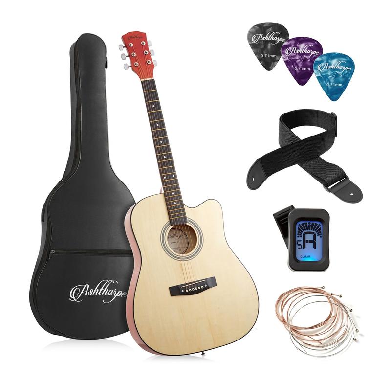 41-Inch Beginner Acoustic Guitar Starter Package