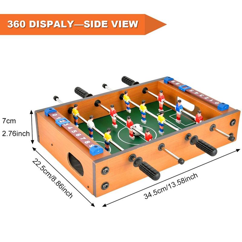 Table Football & Mini Balls, 1 Count Table Soccer & 2 Counts Balls, Parent-child Competitive Board Game, Indoor Recreation Equipment for Kids & Adults, Gaming Accessories, Party Supplies