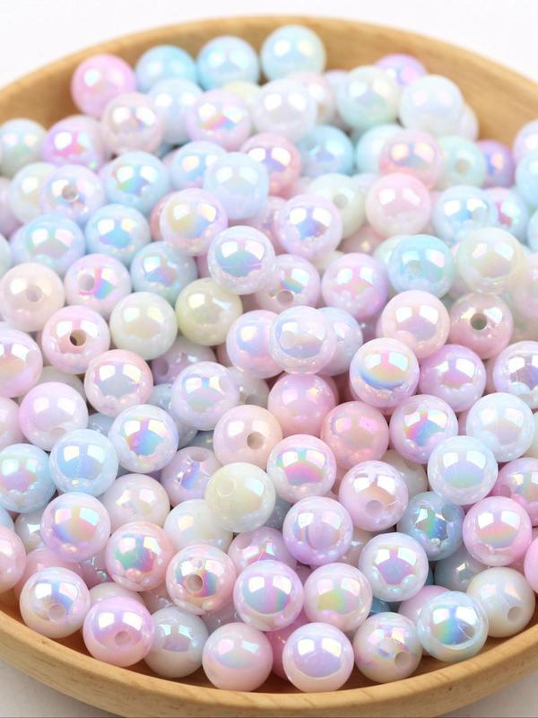 8mm 10mm Cute Colorful Acrylic Beads, Beads for Clothing, Shoes, Hats, Fashion Accessories for Jewelry Making