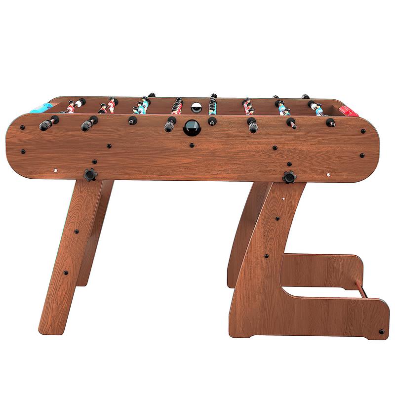 Fiziti 54 Inch Folding Foosball Table,Air Hockey Table for Adults Full Size,2 in 1 Multi Game Soccer Table for Indoor Outdoor, Family, Kids